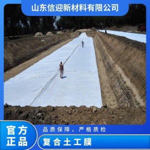 400g两布一膜 人工湖防渗膜 养殖池蓄水池复合土工膜